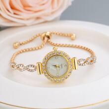 Lujoso Reloj de Oro "Infinito Amor" ✨💎