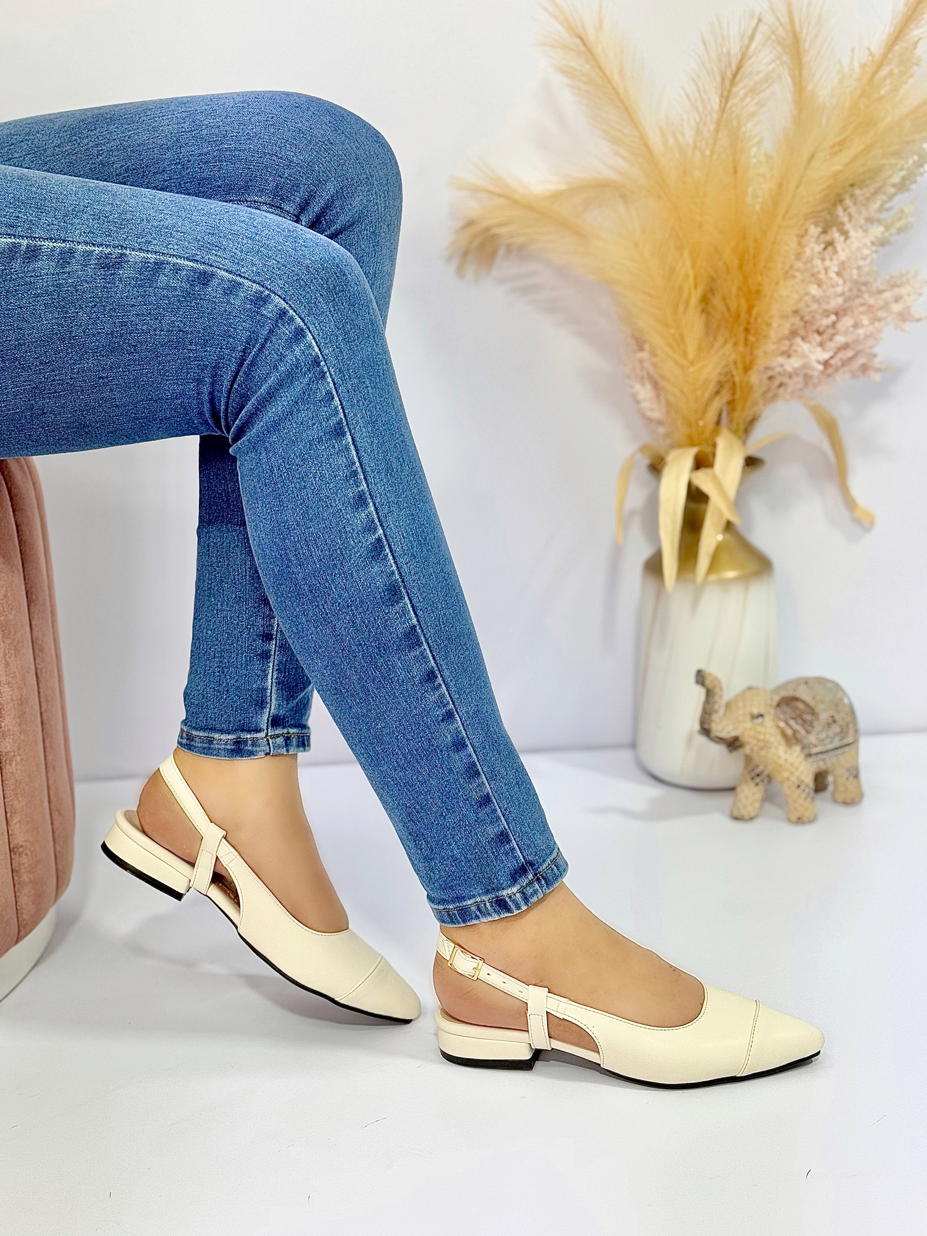 Baleta Minimalista Slingback Confort – Sofisticação y Comodidad ✨