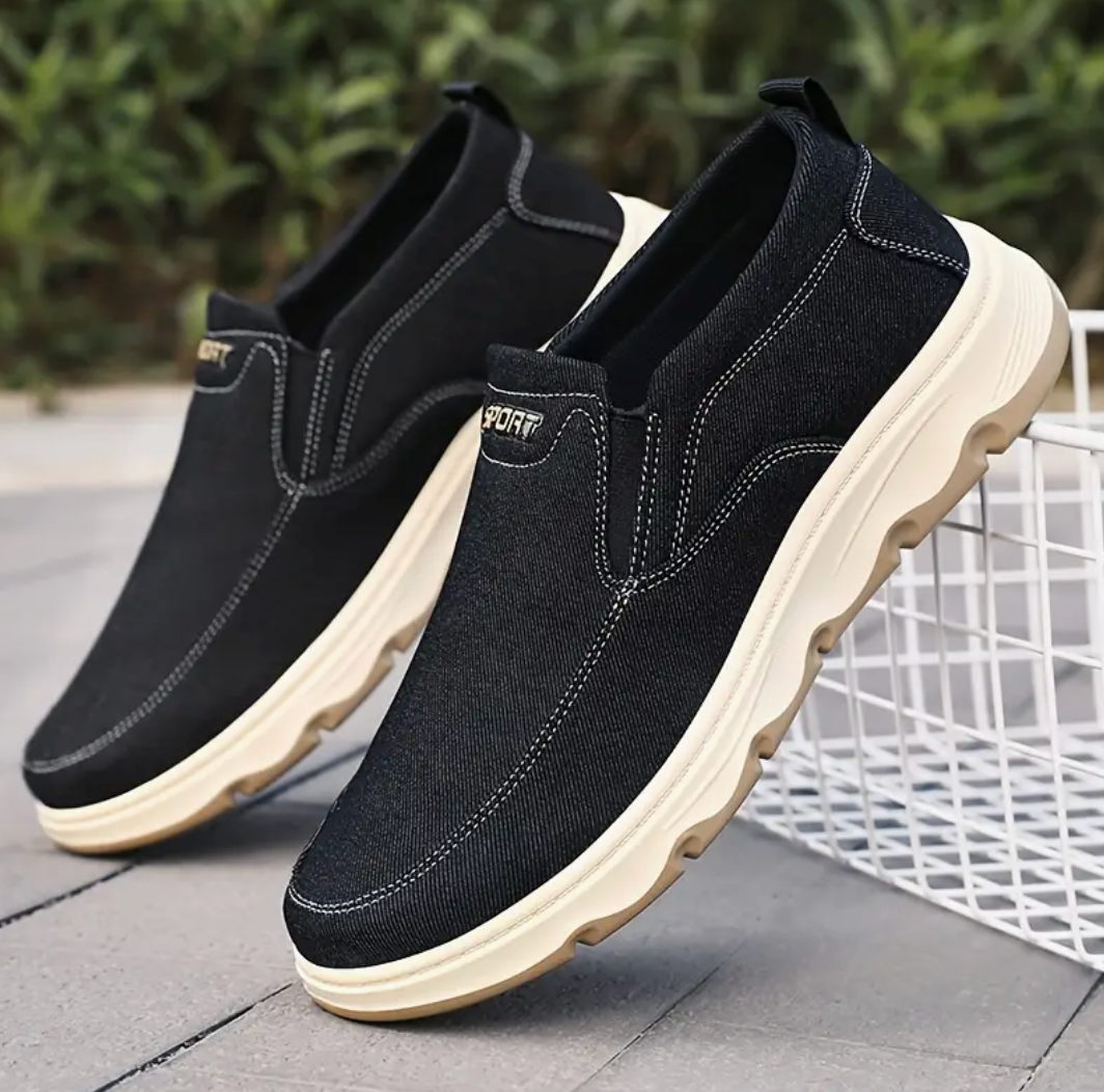 Zapatos Comfort Max Hombre – Livianos, Suaves y Sin Cordones 🚨 ¡Solo HOY! 54% OFF