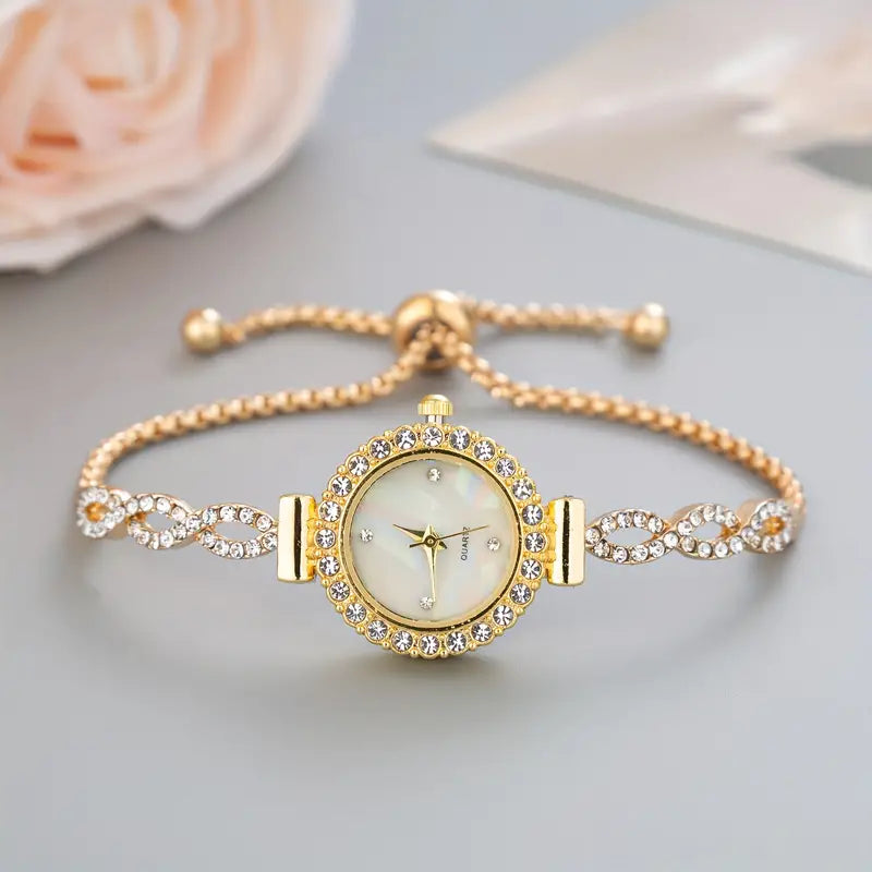 Lujoso Reloj de Oro "Infinito Amor" ✨💎