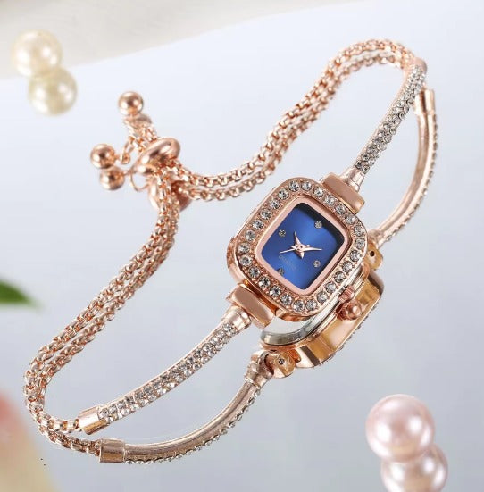 ⏱️ Lujoso Reloj de Oro Rosa ✨