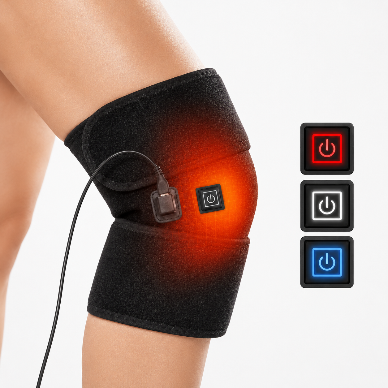 RodiCare™ Rodillera Térmica Eléctrica con Calor Ajustable