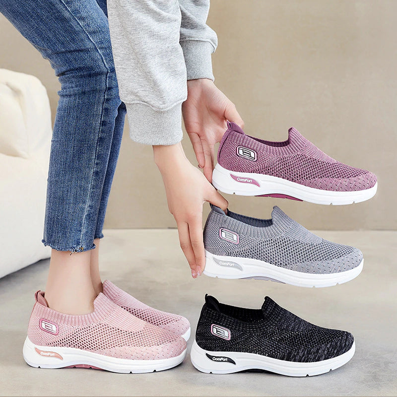 Tenis Ortopédico Comfort Livianos Sin Cordones