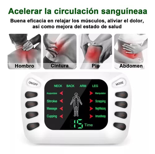Chancla Terapia - Gimnasia Pasiva 4 electrodos + Chanclas