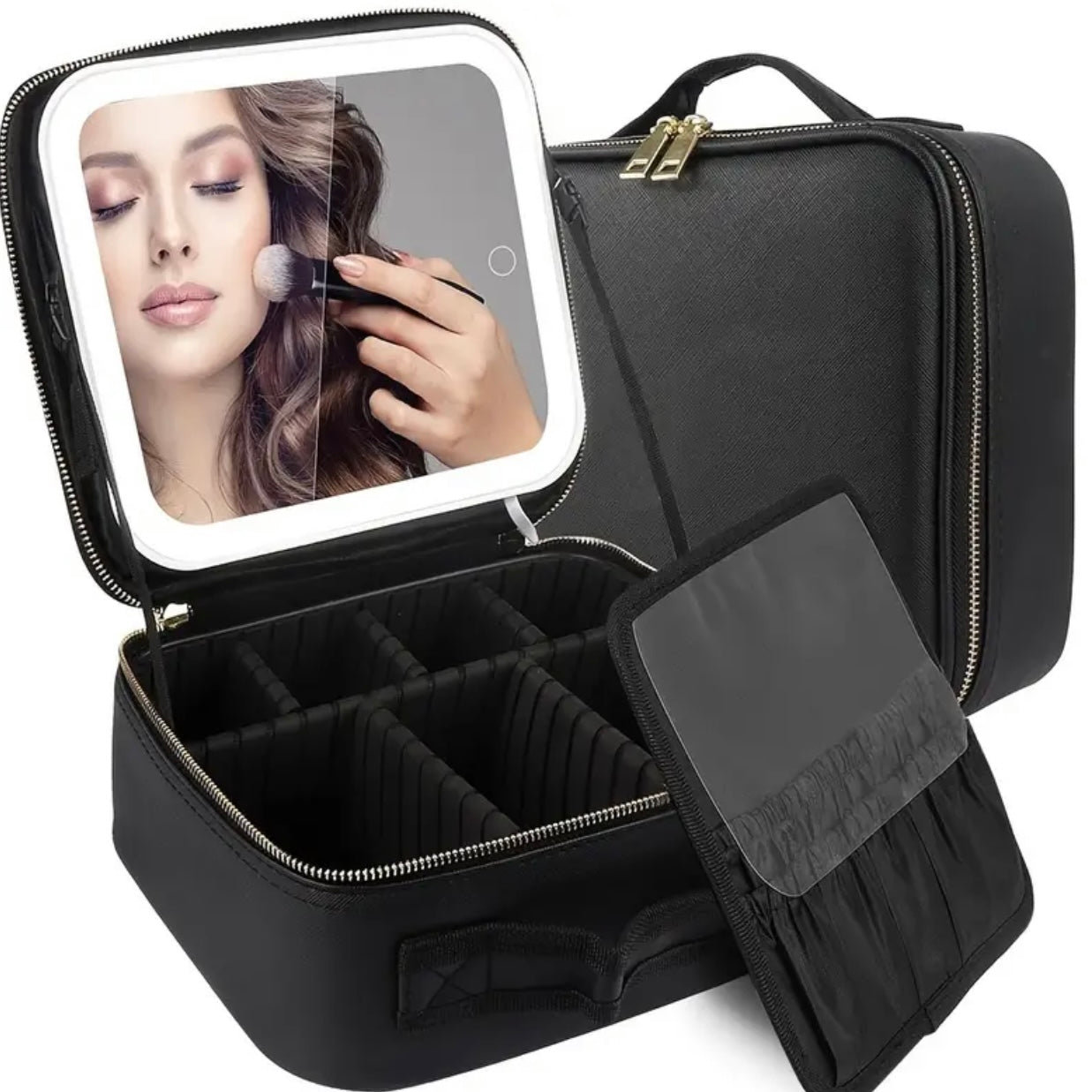 👑💄MALETA ORGANIZADORA CON LUZ LED💄👑