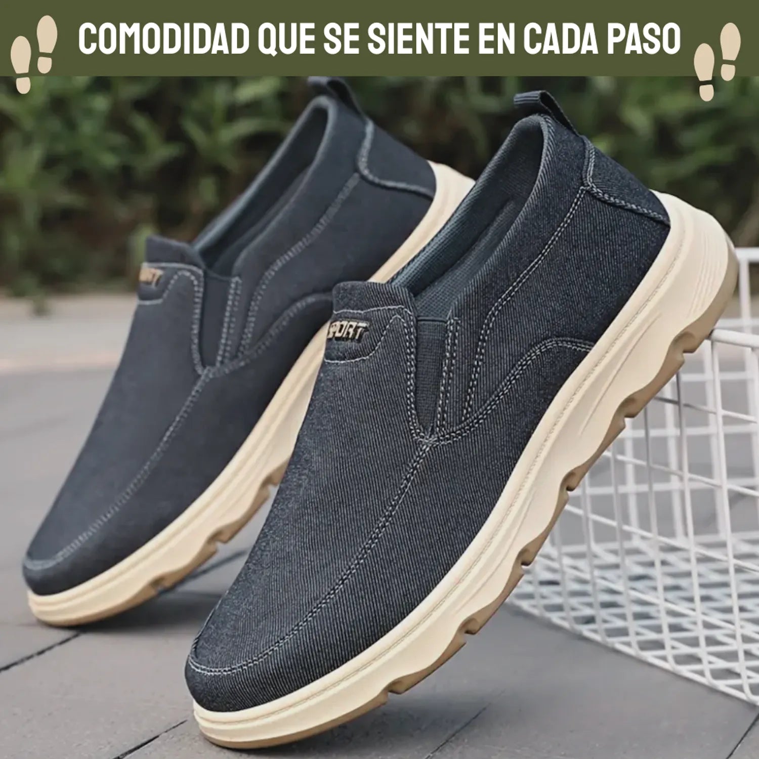 Zapatos Comfort Max Hombre – Livianos, Suaves y Sin Cordones 🚨 ¡Solo HOY! 54% OFF